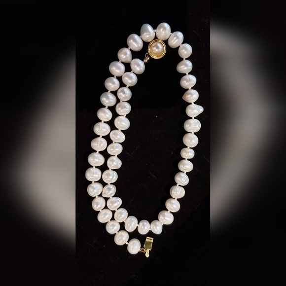 18" Baroque Freshwater Pearls - Picture 3 of 4